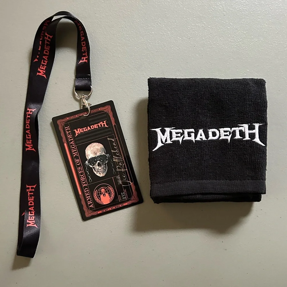 NEW!! Megadeth “Destroy All Enemies”Tour Limited Edition VIP Laminate Bundle